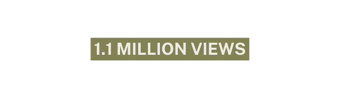 1 1 Million views